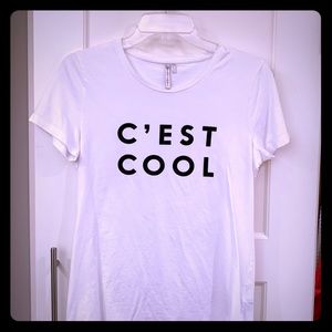 Banana Republic graphic tee shirt.